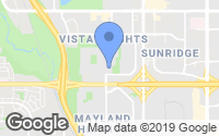 Map of Canyon Meadows, AB