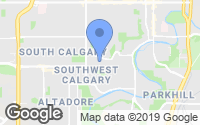 Map of Canyon Meadows, AB