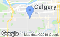 Map of Canyon Meadows, AB