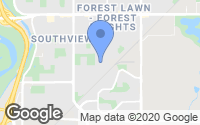 Map of Canyon Meadows, AB