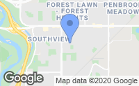 Map of Canyon Meadows, AB