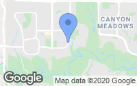 Map of Canyon Meadows, AB