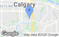 Map of Canyon Meadows, AB