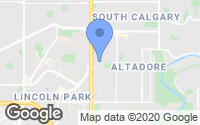 Map of Canyon Meadows, AB