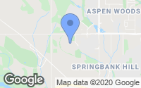 Map of Canyon Meadows, AB