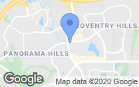 Map of Canyon Meadows, AB