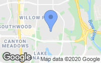 Map of Canyon Meadows, AB
